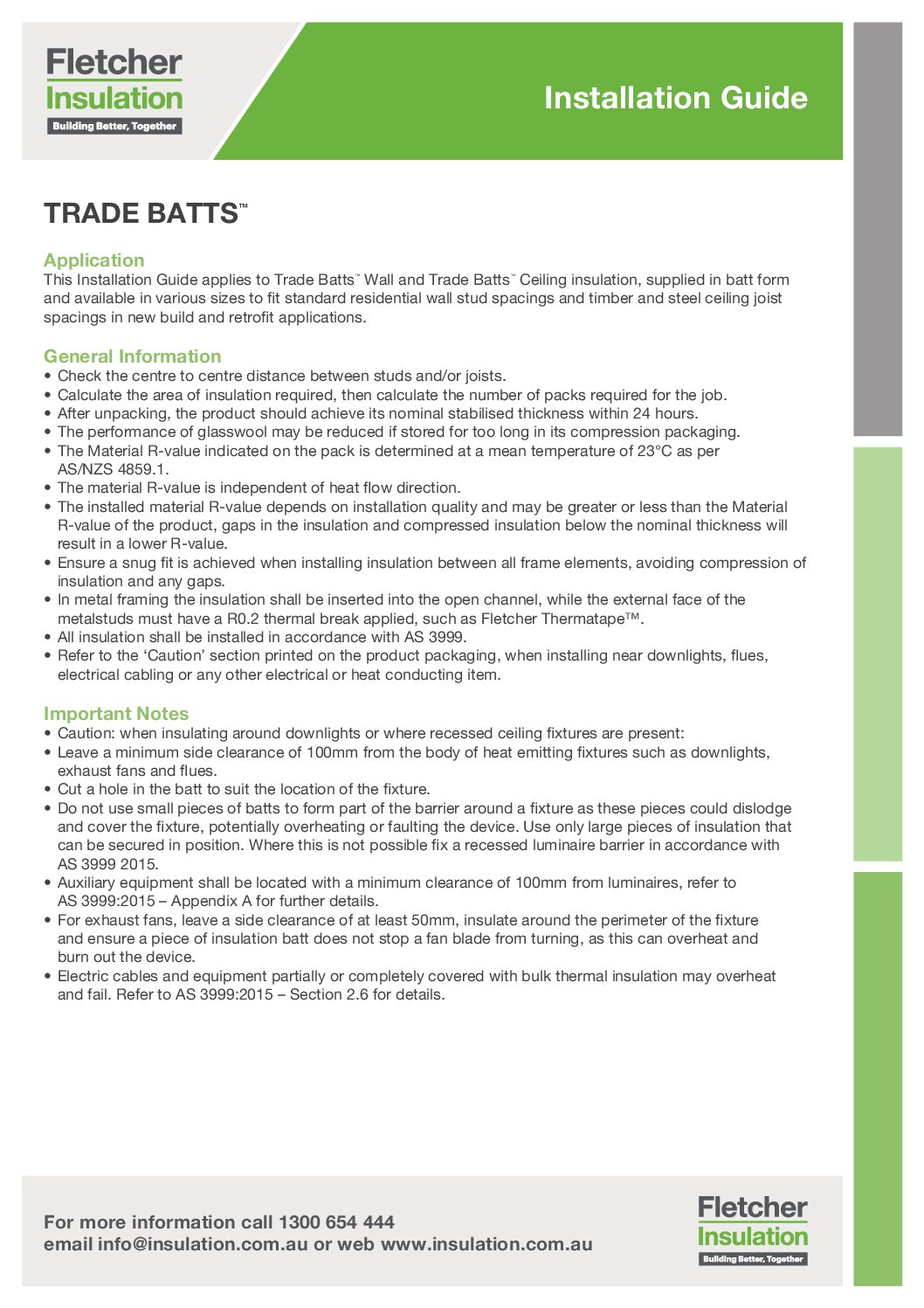 Installation Guide – Trade Batts®