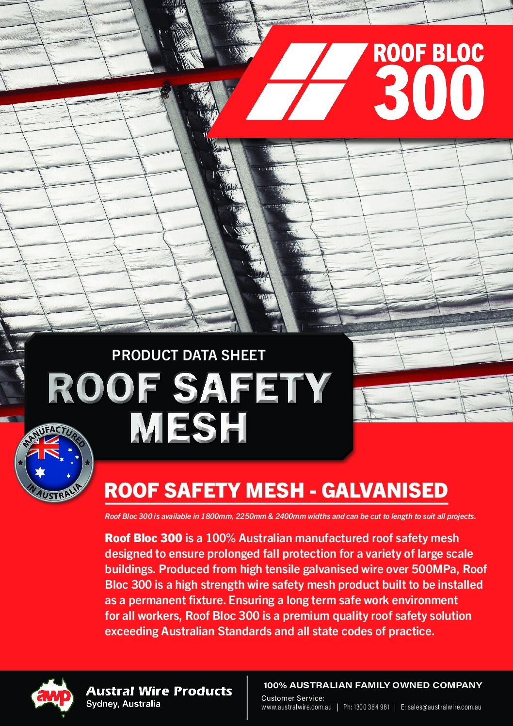 Product Data Sheet – Roof Bloc